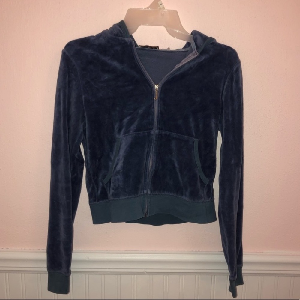 Juicy Couture velour sweatsuit jacket